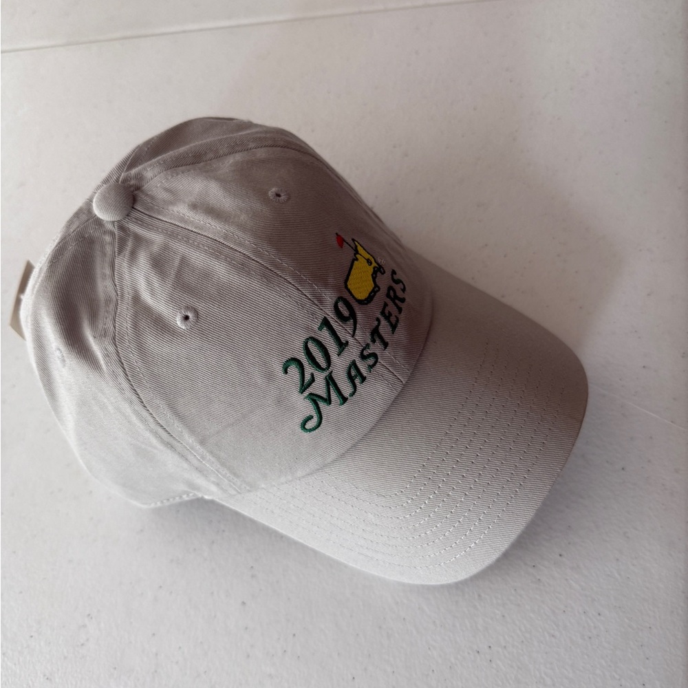 Masters Light Gray Cap with Logo